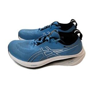 ASICS Mens Gel Nimbus 26 Running Shoes Waterscape/Black Size 14 USED